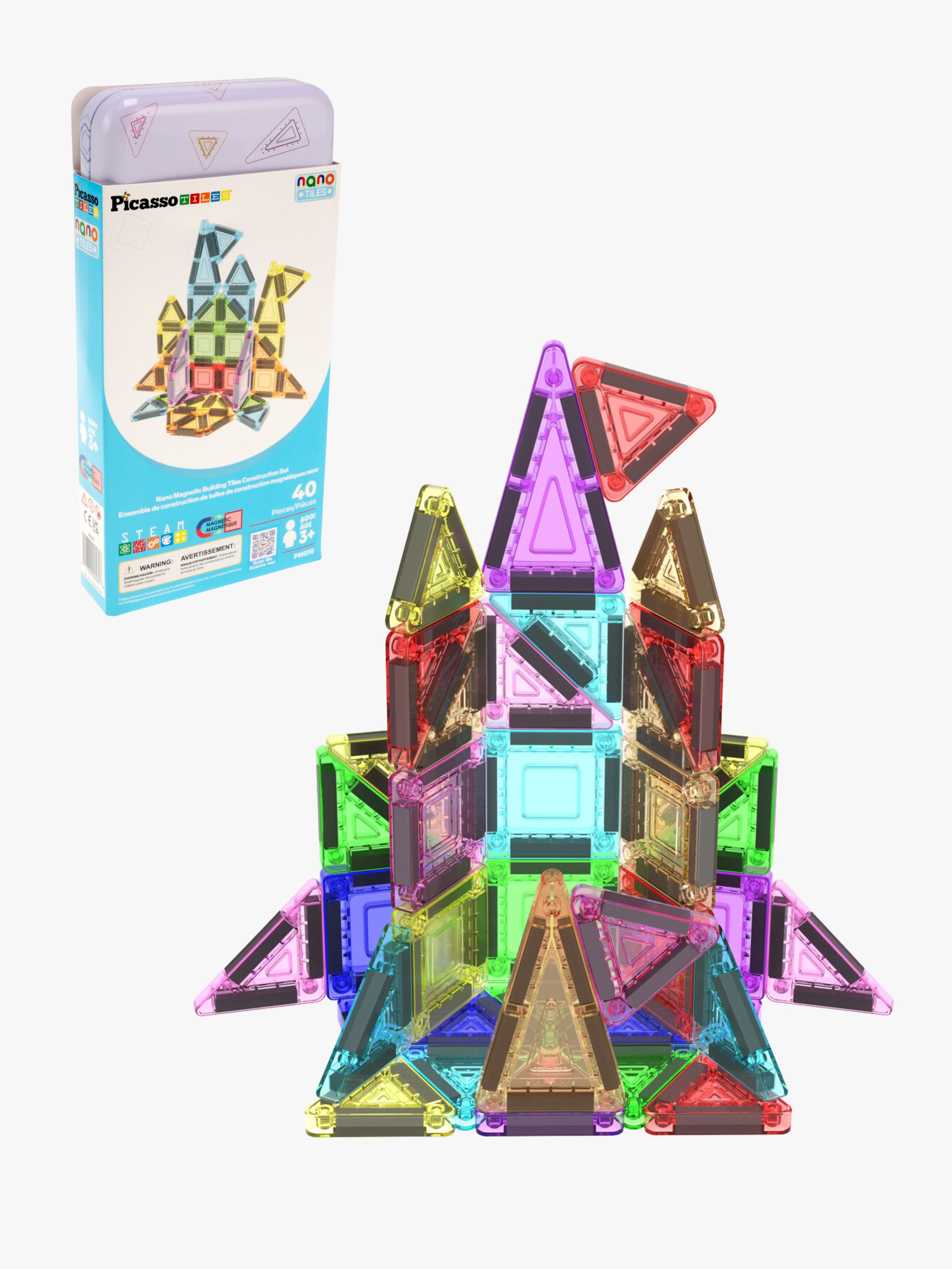 Picasso Nano Tiles Magnetisk Byggesæt 40 Dele
