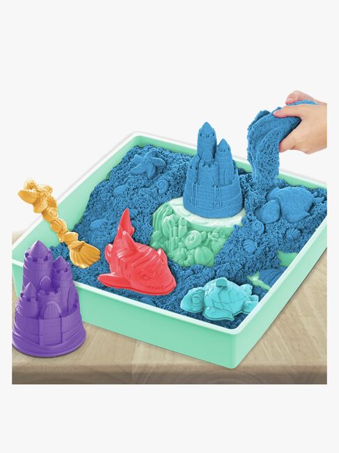 Kinetic Sand Legesæt Sandkasse Blå