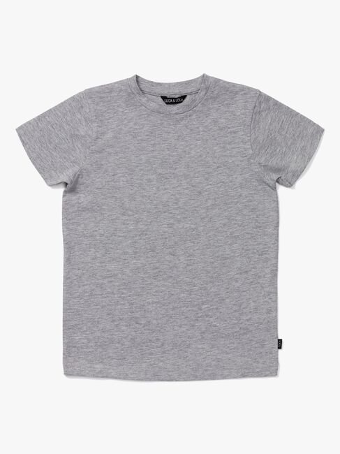 Luca & Lola Riccione T-Shirt 2-pak, Red/Grey Melange