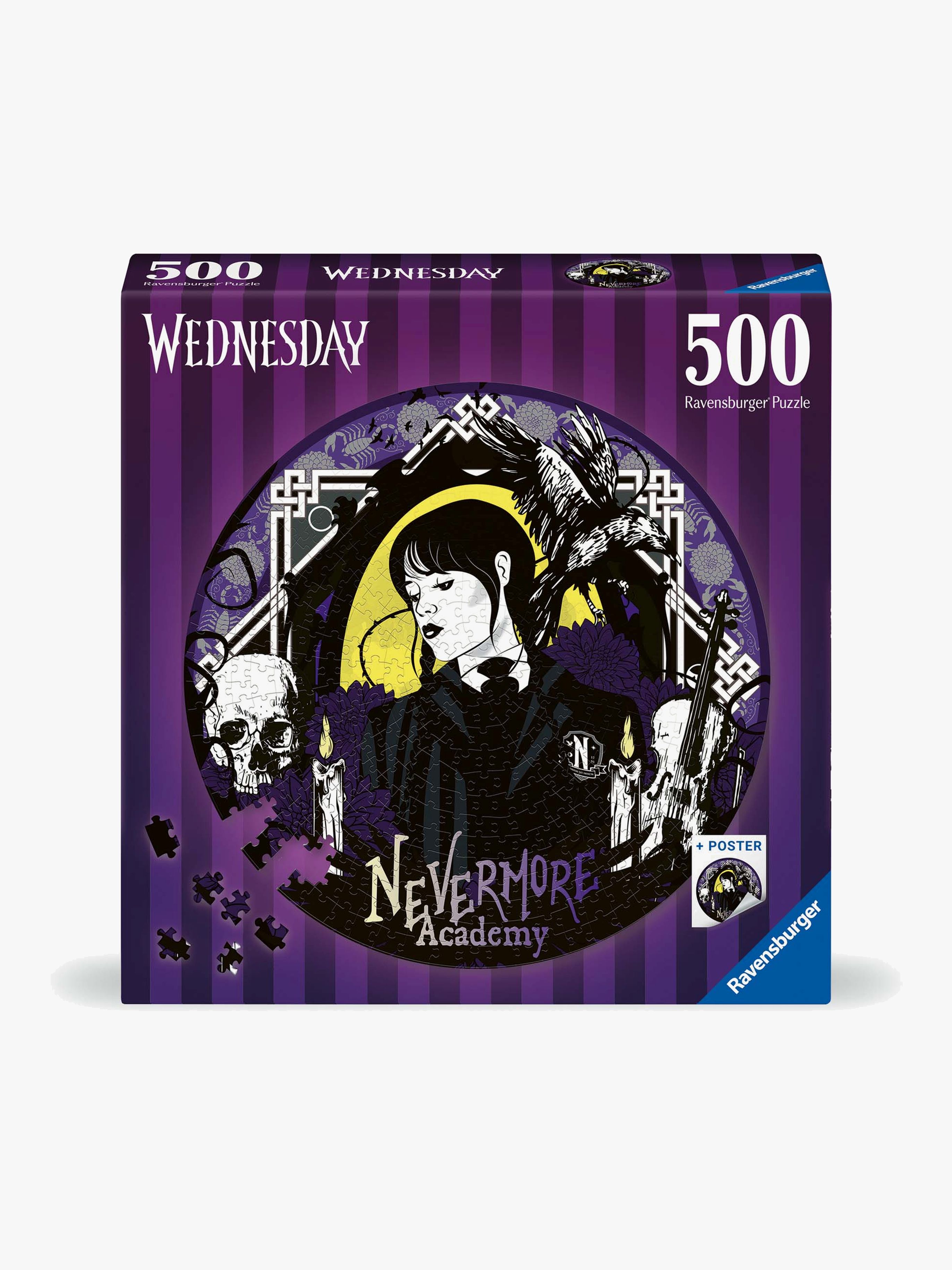 Ravensburger Rundt Wednesday Puslespil 500 Brikker