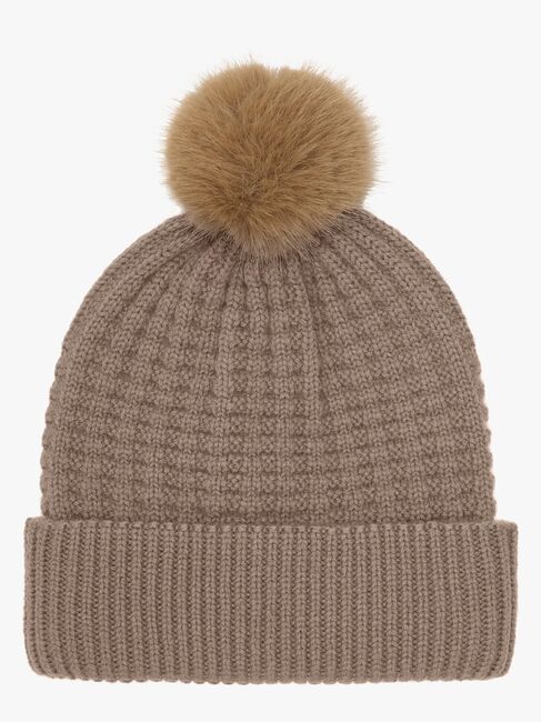 EN FANT Hue Uldblanding med Kunstpels, Fungi