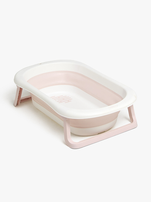 Beemoo CARE Assist Sammenklappelig Badekar, Pink/White