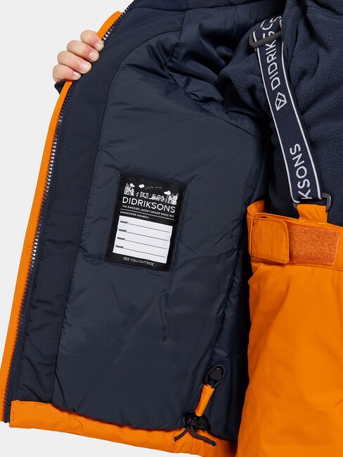 Didriksons Neptun Vinterjakke, Orange Jam