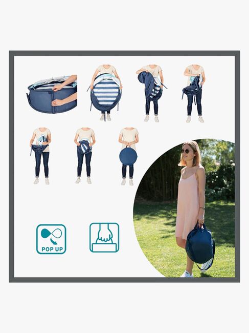 BabyMoov UV-Telt, Blue/White