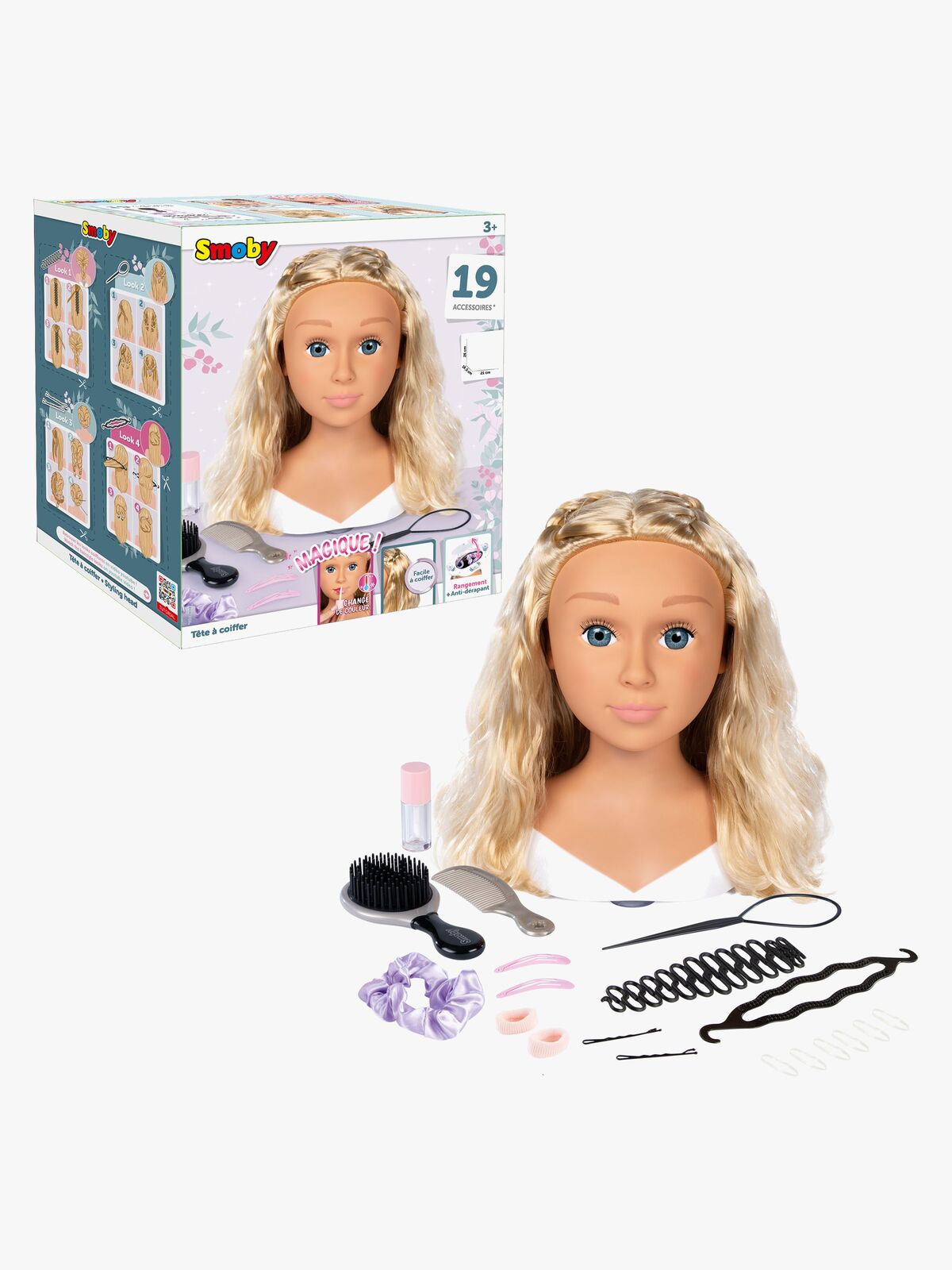 Smoby My Beauty Blonde Frisør- og Sminkedukke