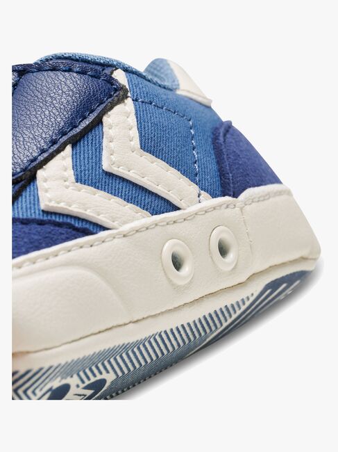 Hummel Stadil Low Crib Infant Sneakers, Blue Horizon