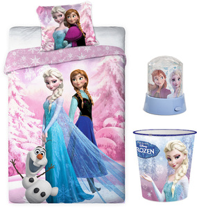 Disney Frozen II Papirskurv, Sengesæt & Projektor
