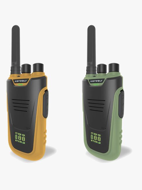 Kidywolf KIDYTALK Walkie Talkies, Grøn/Orange
