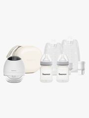 Beemoo CARE Wearable LED Elektrisk Brystpumpe Single inkl. Modermælksposer Modermælksflaske & Opbevaringstaske