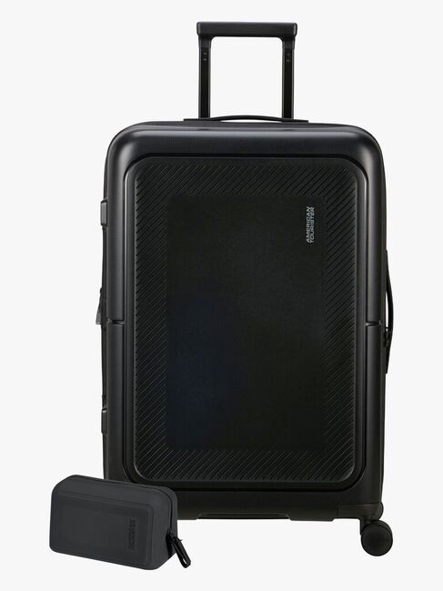American Tourister Dashpop Kuffert 76-84L & Toilettaske POP, True Black