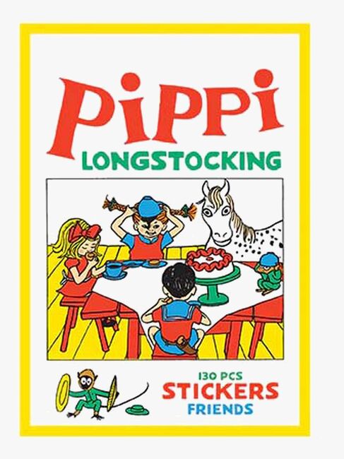 Barbo Toys Pippi Langstrømpe Klistermærker Venner 130 Stk.