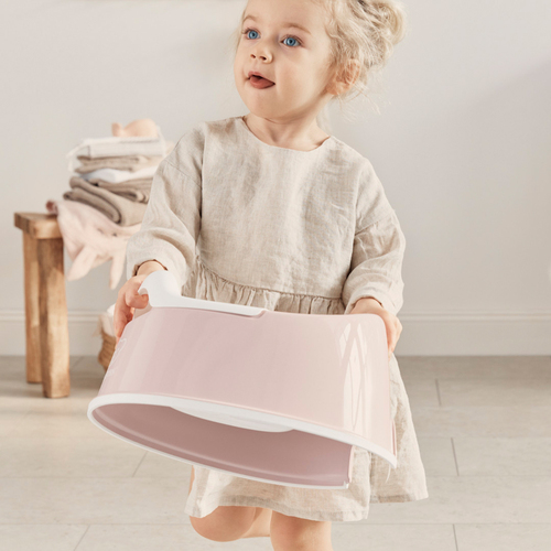 BabyBjörn Smart Potte, Powder Pink/White