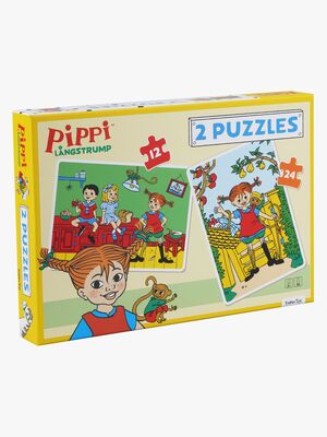 Pippi Langstrømpe Puslespil 2-i-1