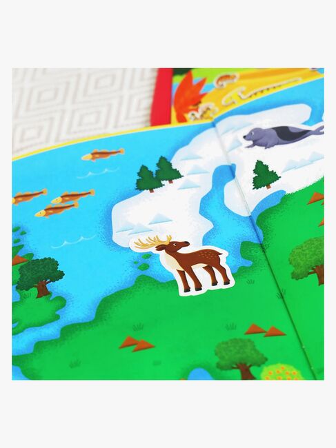 Galt Klistermærkebog Genanvendelig Kort