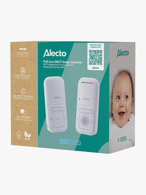 Alecto DBX130 Babyalarm, Hvid