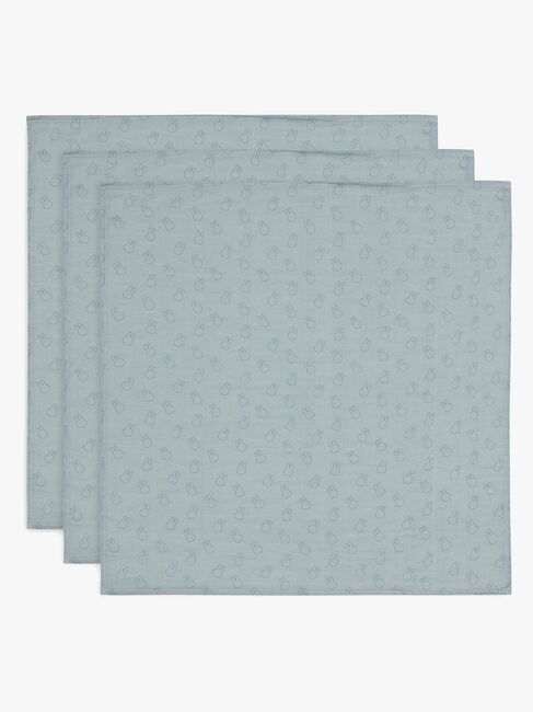 Jollein Tæpper/ Stofbleer i Musselin Miffy 3-pak, Sea Green