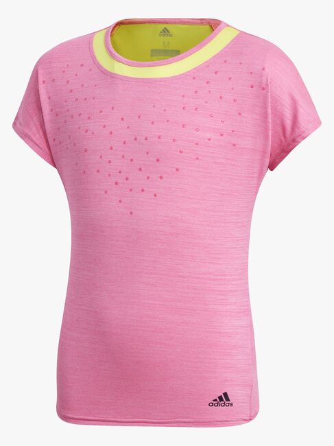 Adidas Girls Dotty Tee T-shirt, Pink