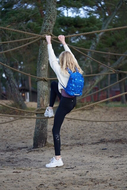 Pure Norway Rygsæk Univers, Skolestartsæt, Blå