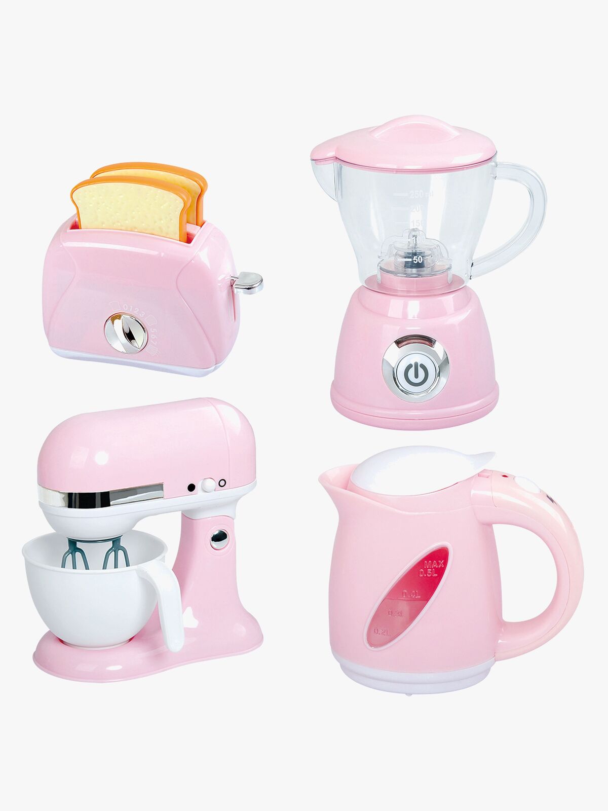 Cloudberry Castle Køkkenredskabssæt 4 Dele, Pink