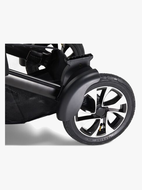 Beemoo Maxi 4 Twin Søskendevogn inkl. Søskendeklapvognsdel, Black/Black