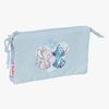 Disney Stitch Penalhus med 3 Rum, Blå