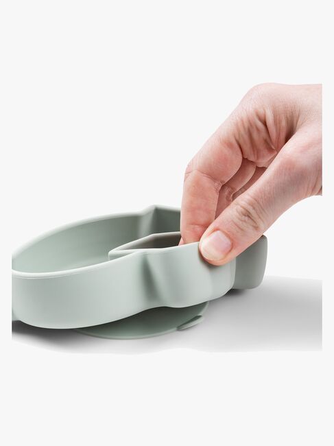 Done By Deer Stick & Stay Silikonetallerken Birdee, Green