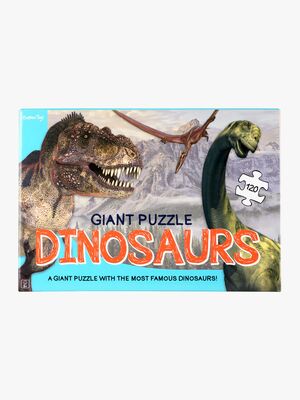 Barbo Toys Stor Gulvpuslespil Dinosaur 120 Brikker