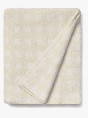 LorenaCanals Vichy Tæppe, Ivory