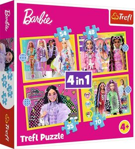 Trefl Barbie Puslespil 4-i-1