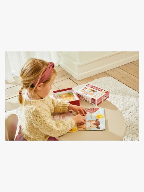 Barbo Toys  Rør og føl Puslespil Bondegårdsvenner 4-i-1
