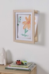 Minitude OLIVER  Åbningsbar Ramme A4, 100 Sider, White wash