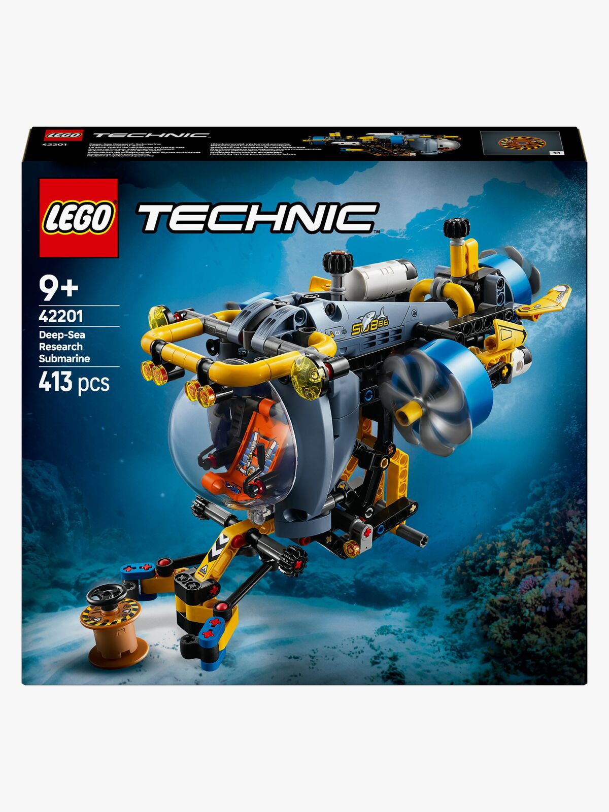 LEGO Technic 42201 Dybhavsforsknings-ubåd