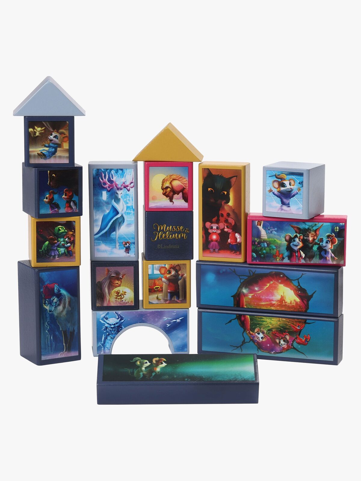 Musse & Helium Musse & Helium Byggeklodser i Træ