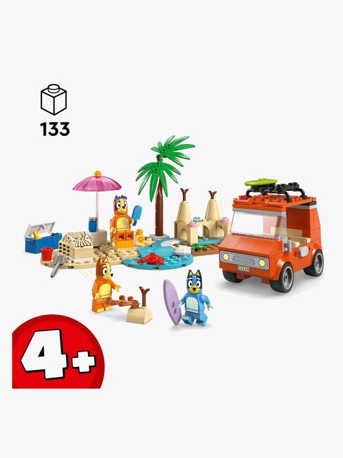 LEGO Bluey 11202 Blueys familie-biltur til stranden