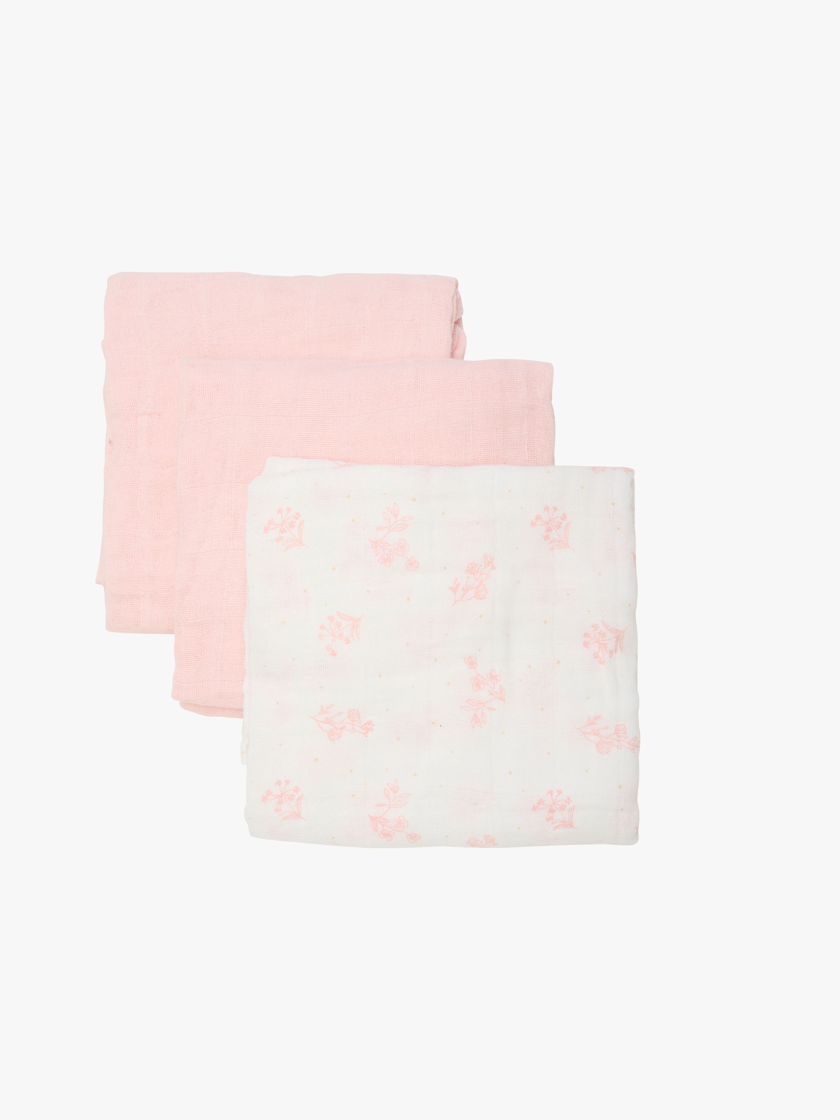 Pippi Musselin Tæppe 3-pak, Veiled Rose