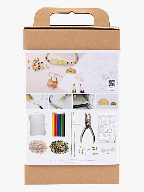 Creativ Company  Krympeplast DIY Sæt Øreringe og Halskæder