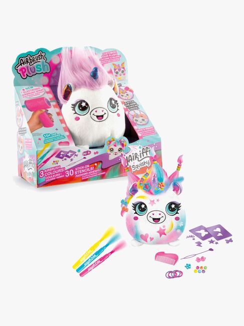 Canal Toys Airbrush Plush Hair'iffic Squishy Bamse Pal-Princess  17 cm