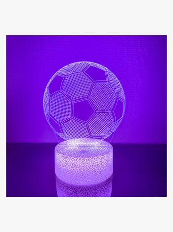 Powerpal 3D-Natlampe, Fodbold