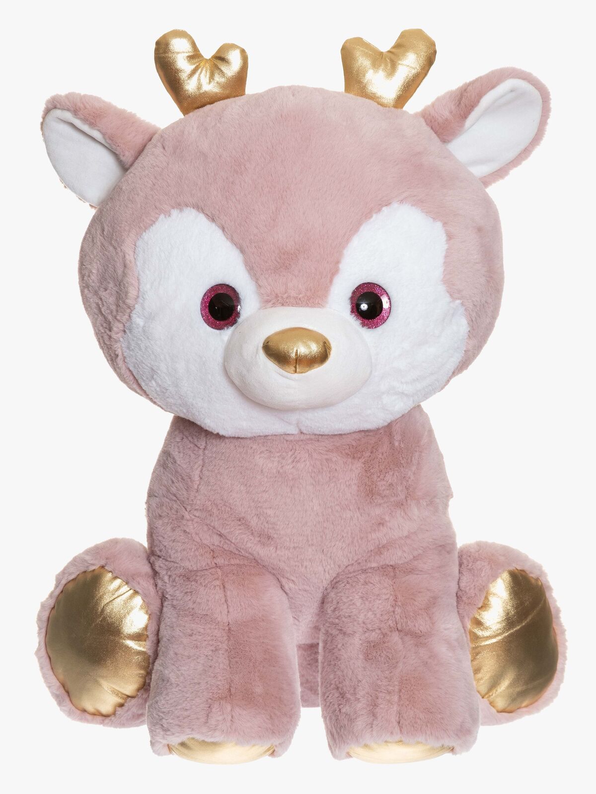 Teddykompaniet Bamse 65 cm Dådyr, Pink