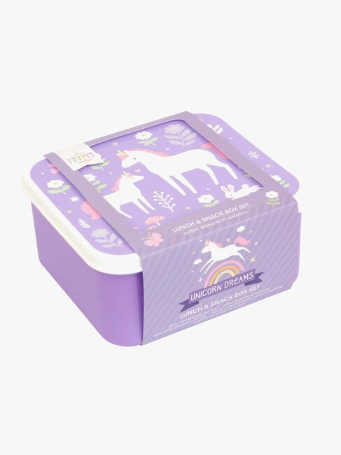 A Little Lovely Company Madkasse-sæt, Unicorn dreams