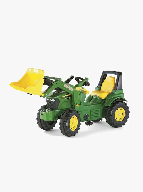 Rolly Toys Pedaltraktor Med Frontlæsser & Plastikhjul John Deere 7930