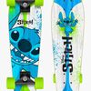 Stamp Stitch Crusier Skateboard, Blå/Hvid