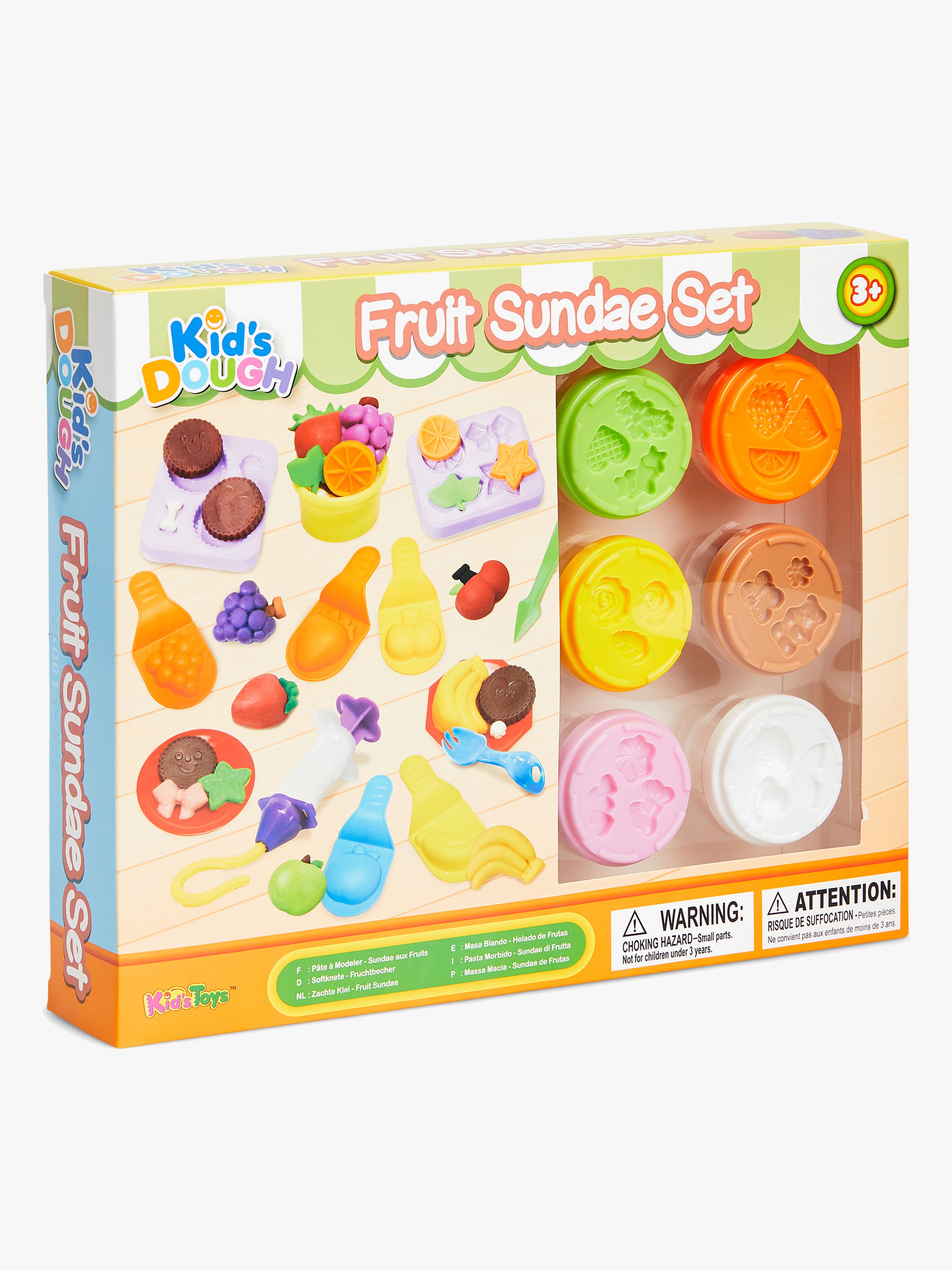 Kid's Dough Frugtsæt 6 Farver
