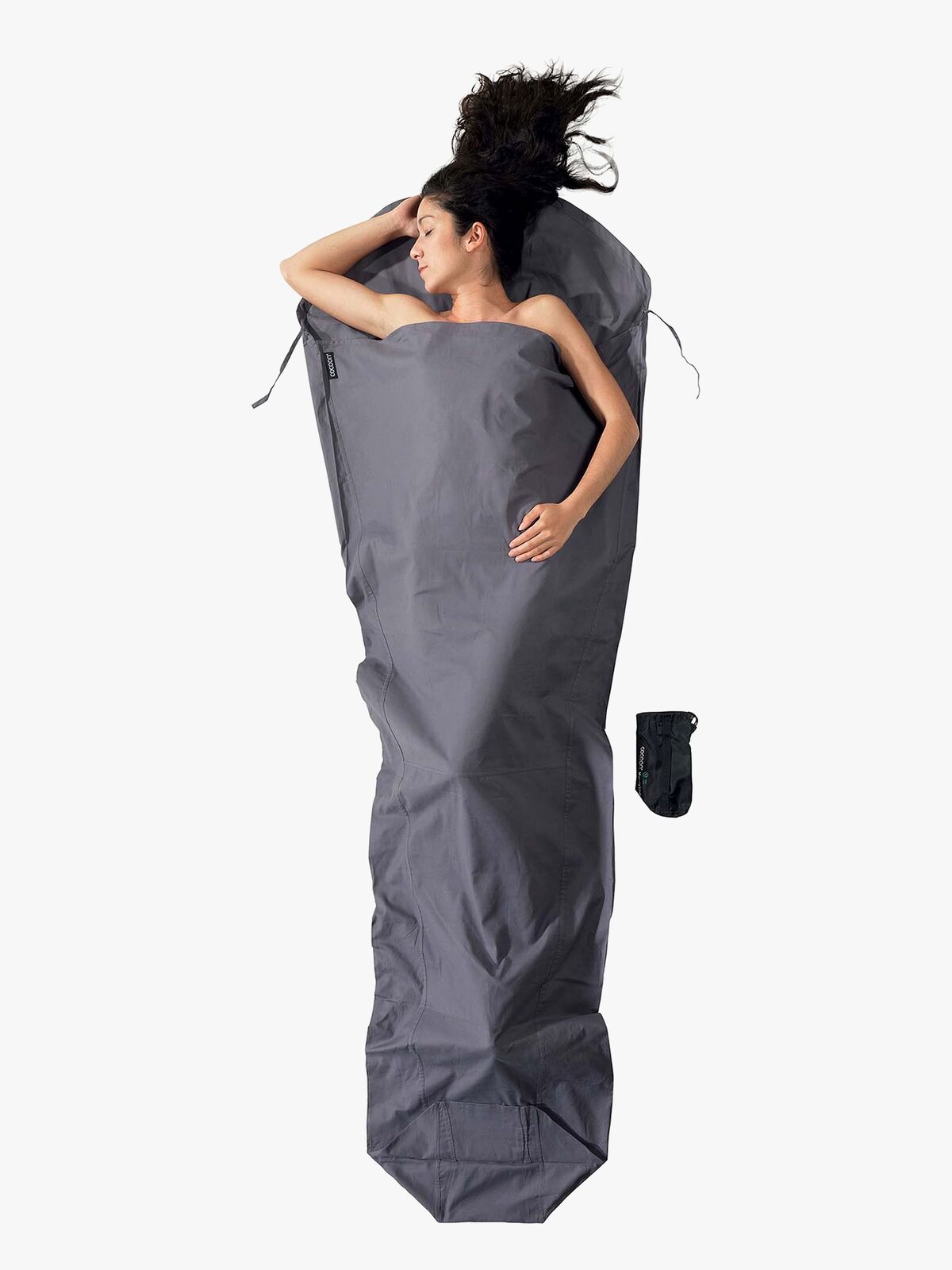 Cocoon Bomuld Sovepose, Grå