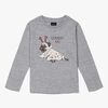 Luca & Lola Dalenna Langærmet T-shirt, Grey Melange
