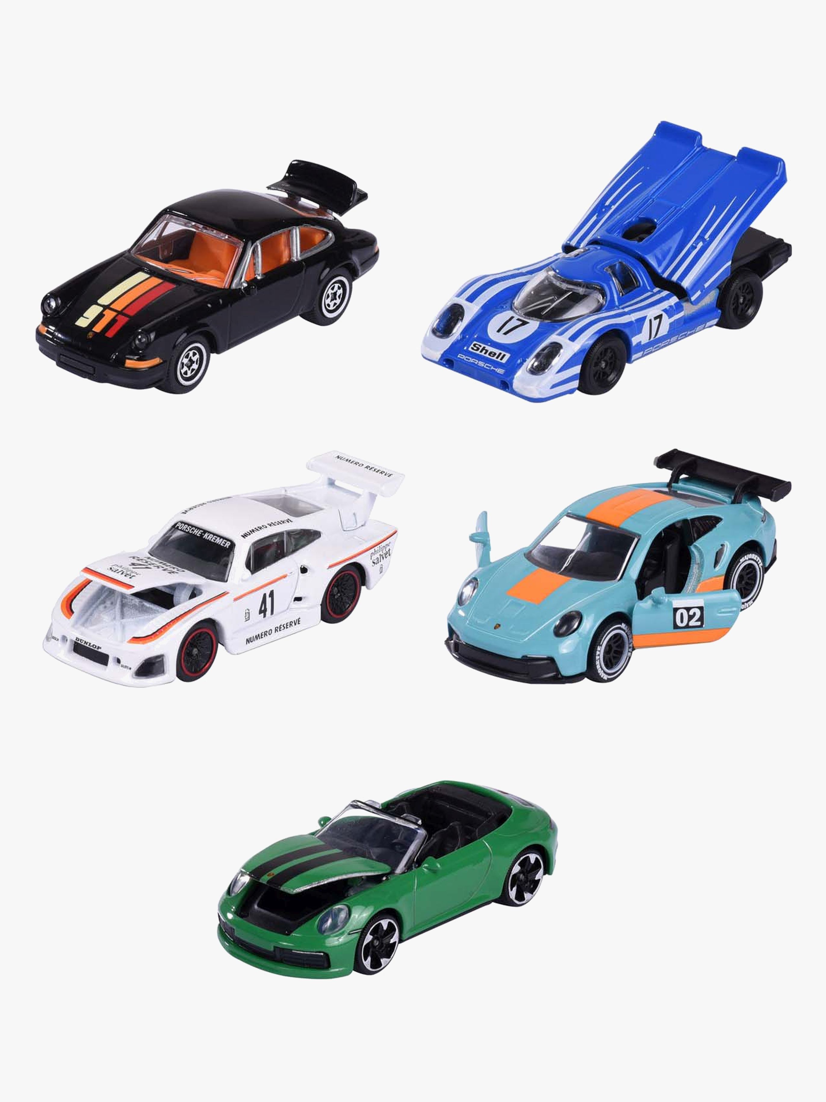 Majorette Porsche Biler 5-Pak