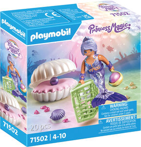 Playmobil 71502 Princess Magic Byggesæt Havfrue med Perlemuslingeskal