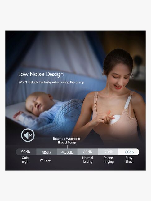 Beemoo CARE Wearable Elektrisk Brystpumpe Single