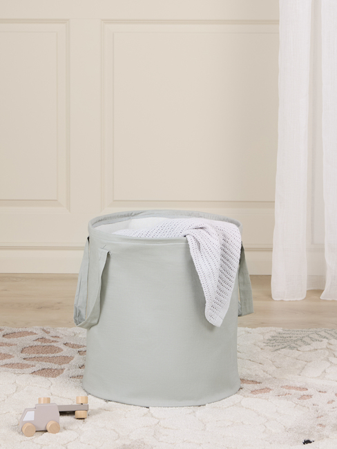 Alice & Fox ABLE Opbevaringskurv, Green Linen