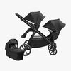 Baby Jogger City Select 2 Tencel Søskendevogn, Lunar Black
